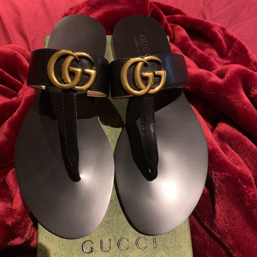 GG sandals new sz 6